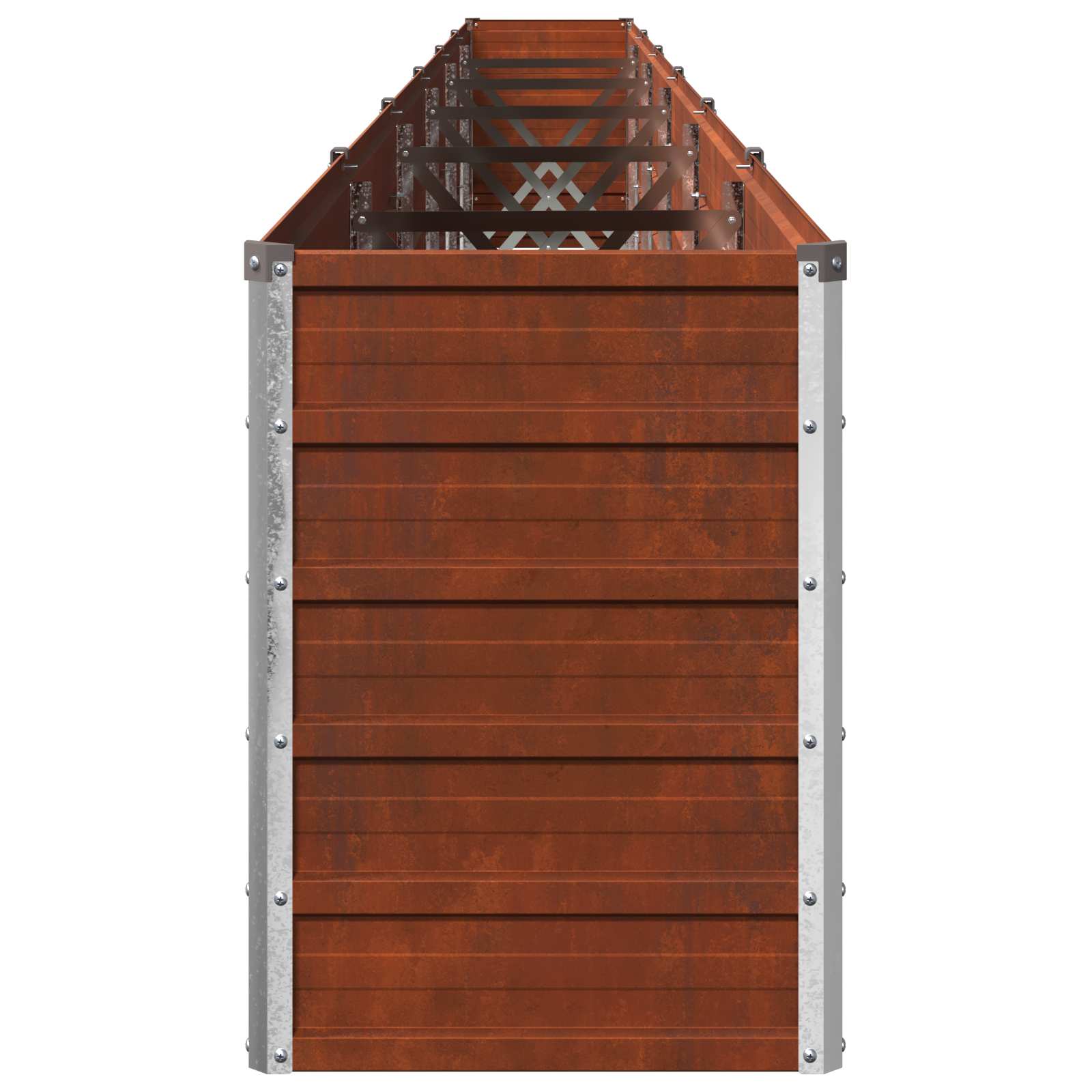 Υψωμένο Κρεβάτι Κήπου Σκ rusty 600 x 40 x 55 εκ. κοντόν - Pakobazaar