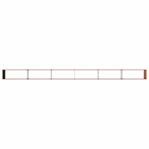Υψωμένο Κρεβάτι Κήπου Σκ rusty 600 x 40 x 55 εκ. κοντόν - Pakobazaar