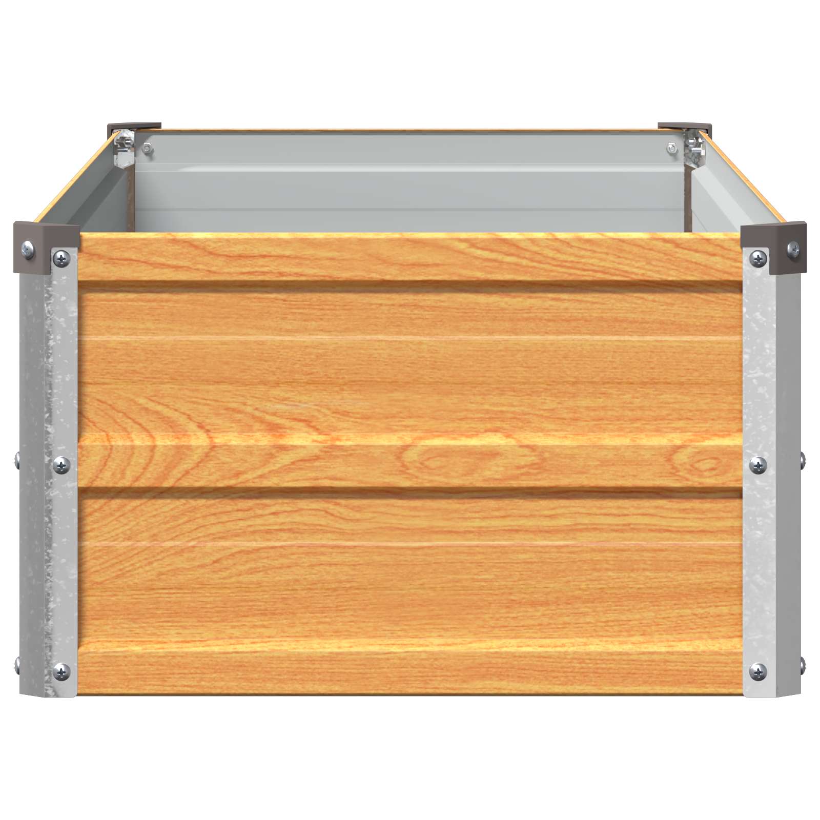 Υψωμένο Κρεβάτι Κήπου Φυσικό 100 x 40 x 24 εκ. - Pakobazaar