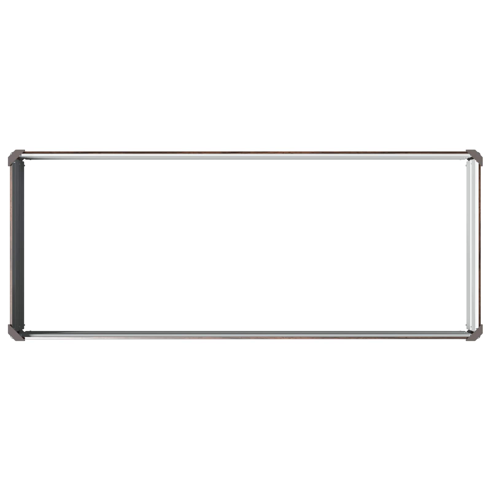 Υψωμένο Κρεβάτι Κήπου Μαύρο 100 x 40 x 24 εκ. - Pakobazaar