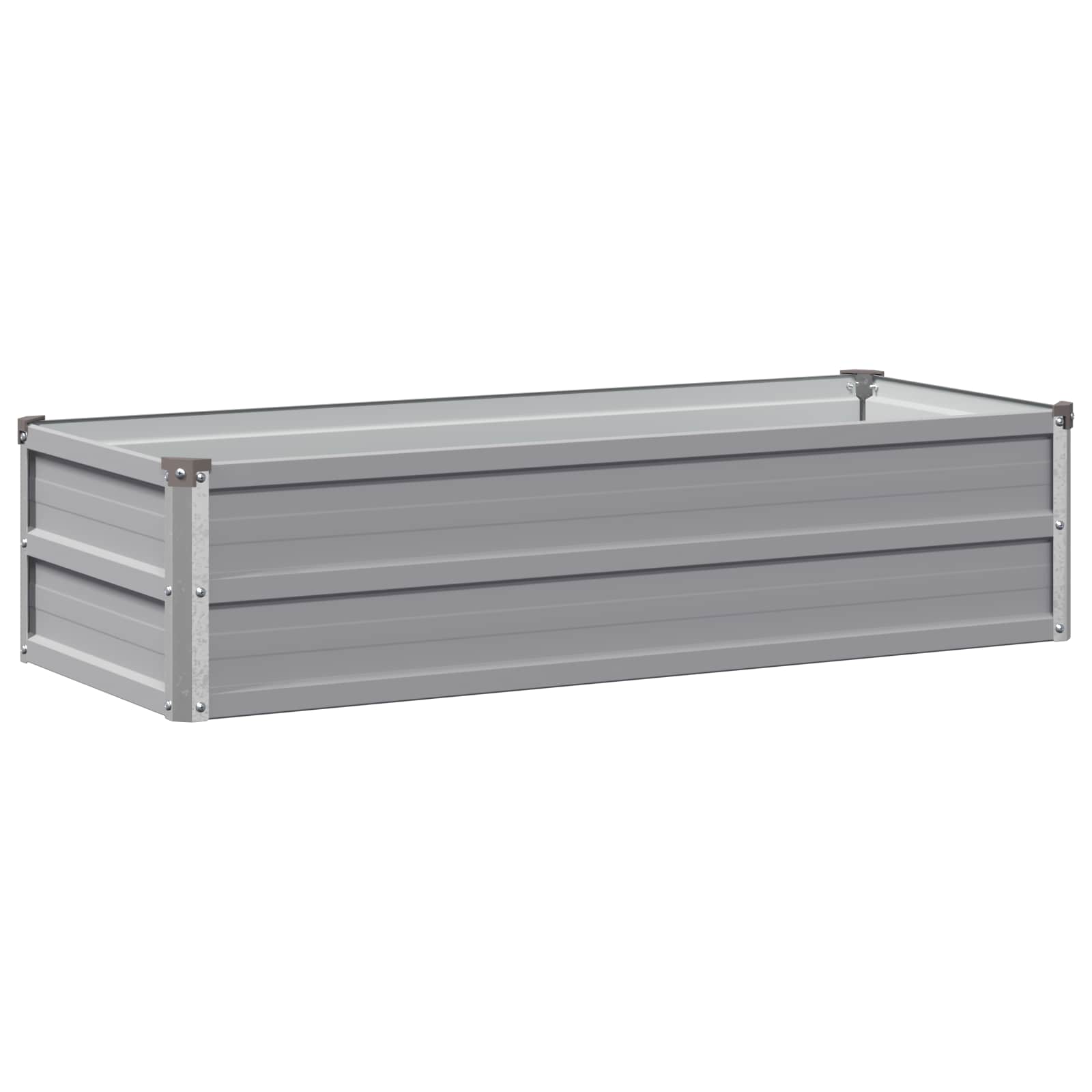 Υψωμένο Κρεβάτι Κήπου Γκρι 100 x 40 x 24 εκ. - Pakobazaar