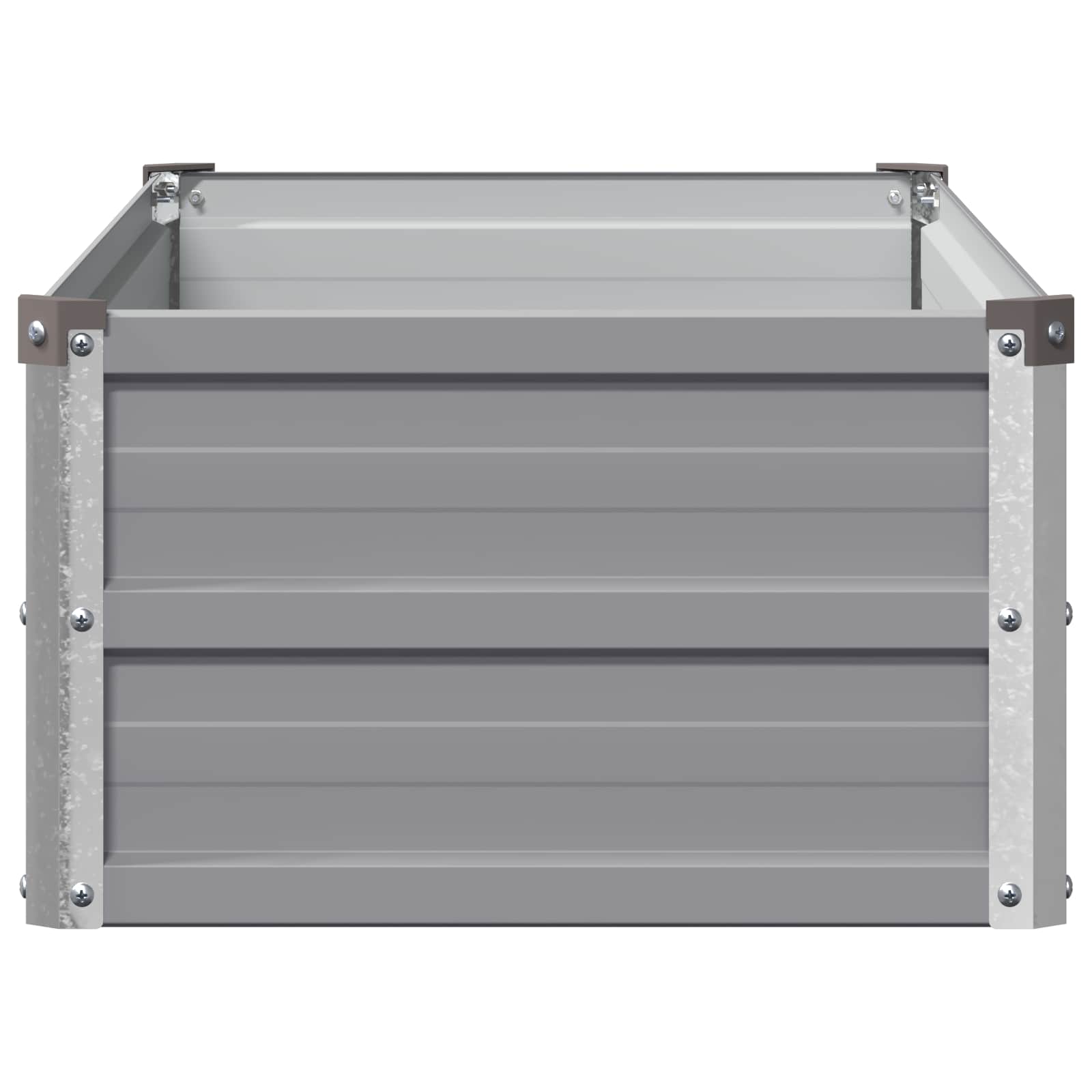 Υψωμένο Κρεβάτι Κήπου Γκρι 100 x 40 x 24 εκ. - Pakobazaar
