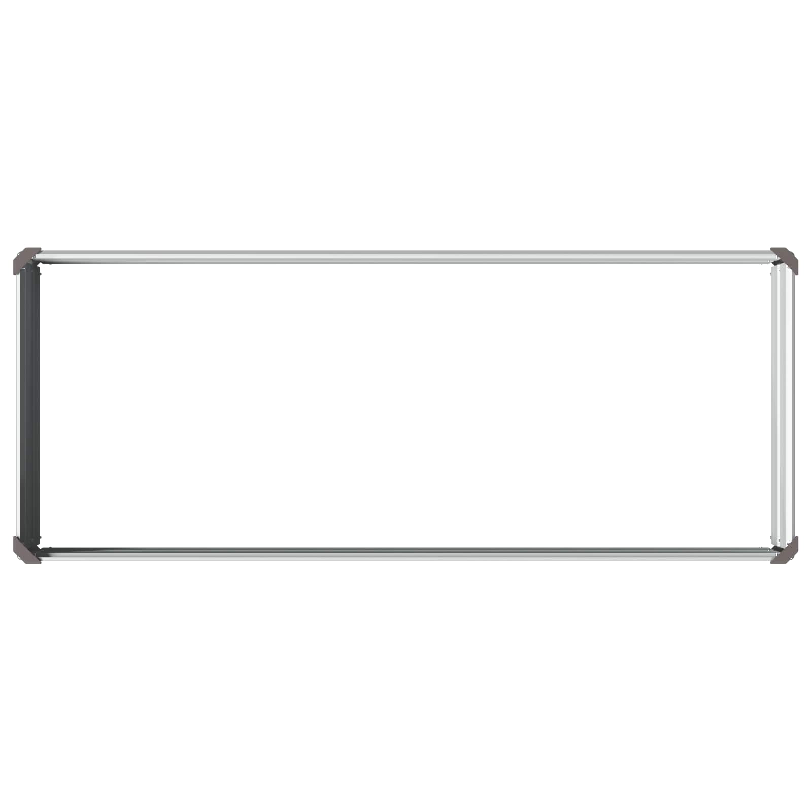 Υψωμένο Κρεβάτι Κήπου Γκρι 100 x 40 x 24 εκ. - Pakobazaar
