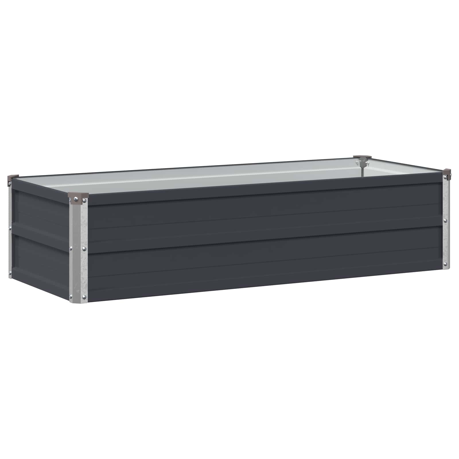 Υψωμένο Κρεβάτι Κήπου Ανθρακί 100 x 40 x 24 εκ. - Pakobazaar