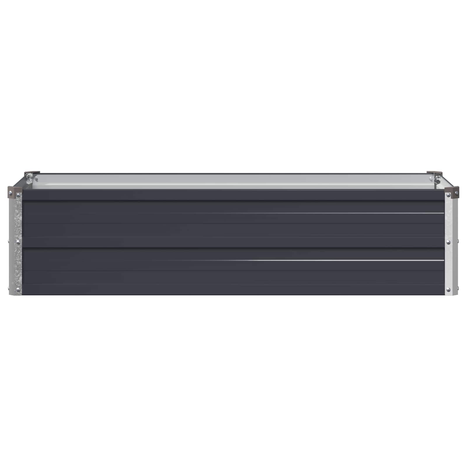 Υψωμένο Κρεβάτι Κήπου Ανθρακί 100 x 40 x 24 εκ. - Pakobazaar
