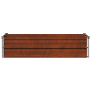 Υψωμένο Κρεβάτι Κήπου Σκ rusty 100 x 40 x 24 εκ. κοντόν