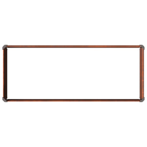 Υψωμένο Κρεβάτι Κήπου Σκ rusty 100 x 40 x 24 εκ. κοντόν