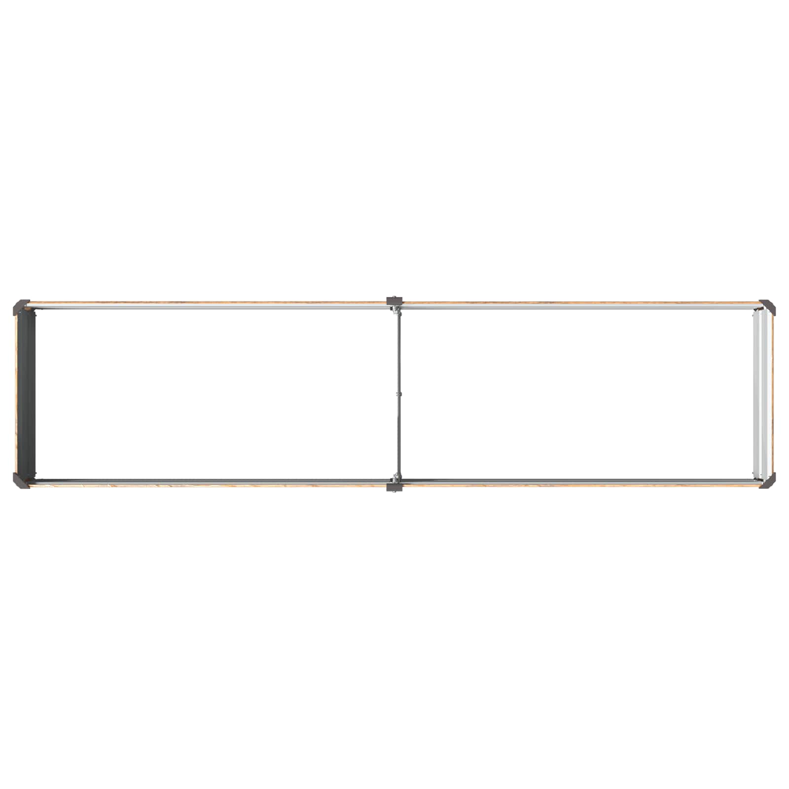 Υψωμένο Κρεβάτι Κήπου Ξύλινο Καφέ 160 x 40 x 24 εκ.