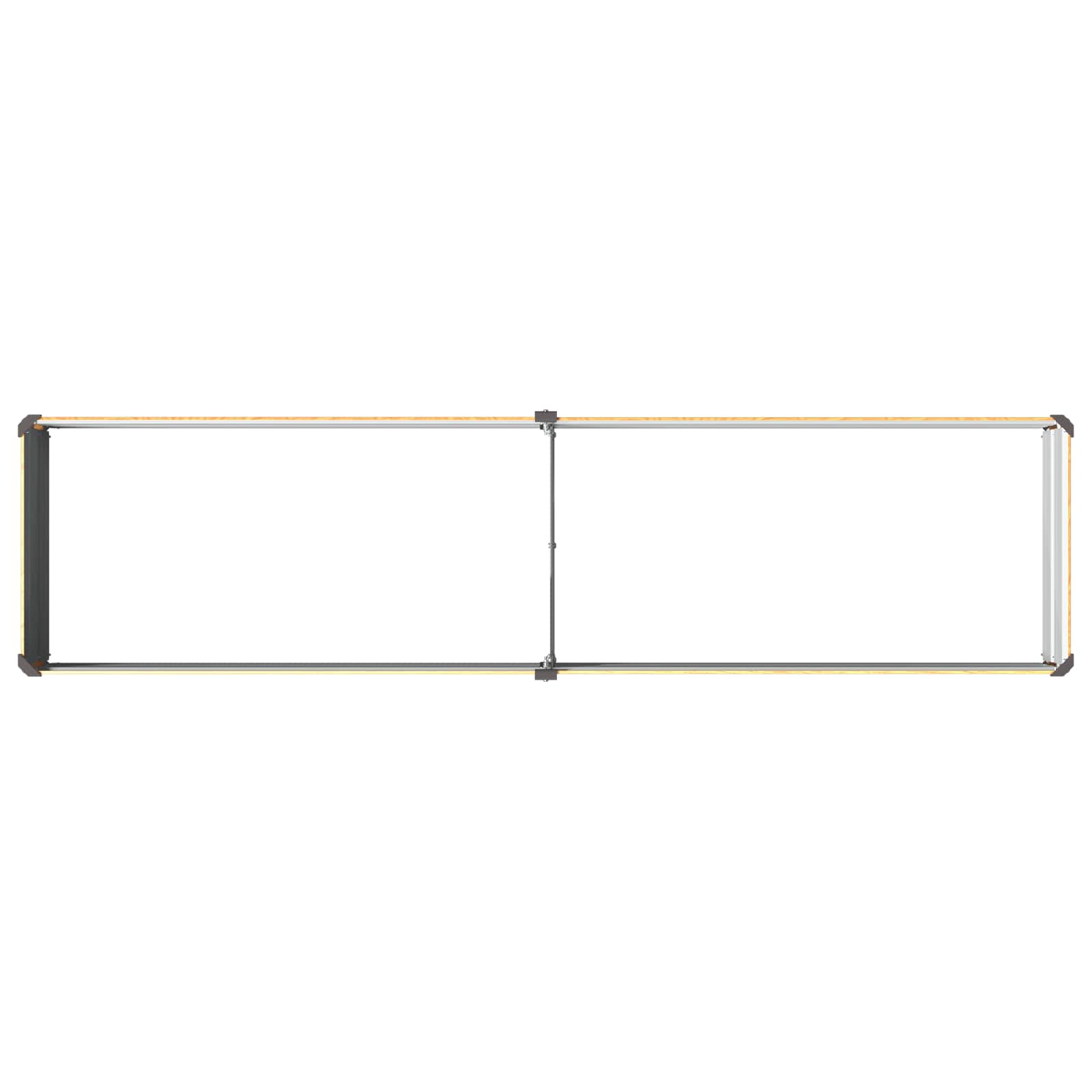 Υψωμένο Κρεβάτι Κήπου Φυσικό 160 x 40 x 24 εκ.