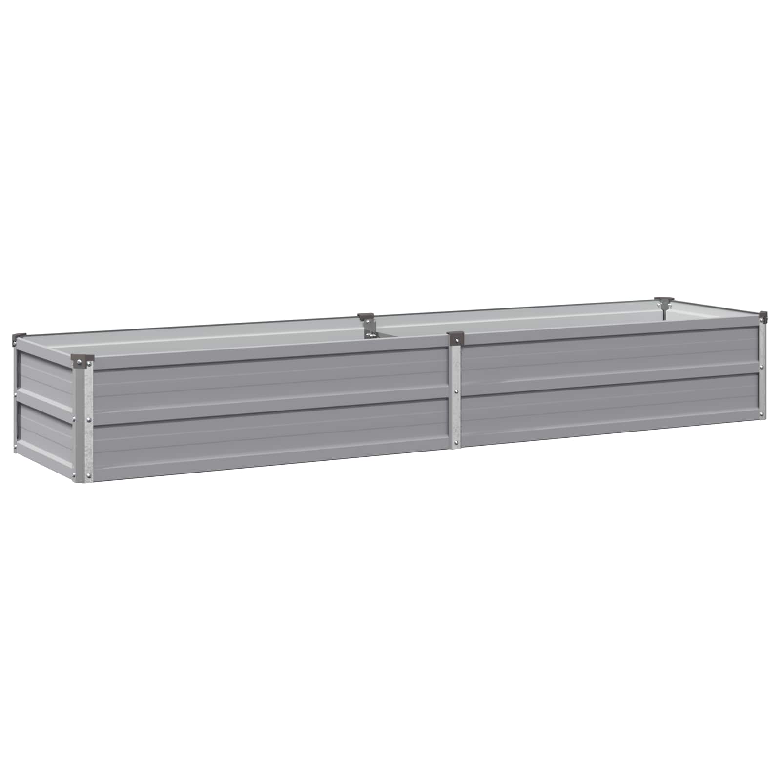 Υψωμένο Κρεβάτι Κήπου Γκρι 160 x 40 x 24 εκ.