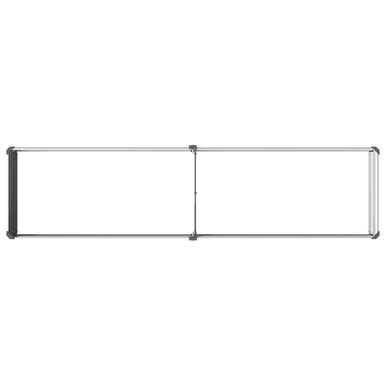 Υψωμένο Κρεβάτι Κήπου Γκρι 160 x 40 x 24 εκ.