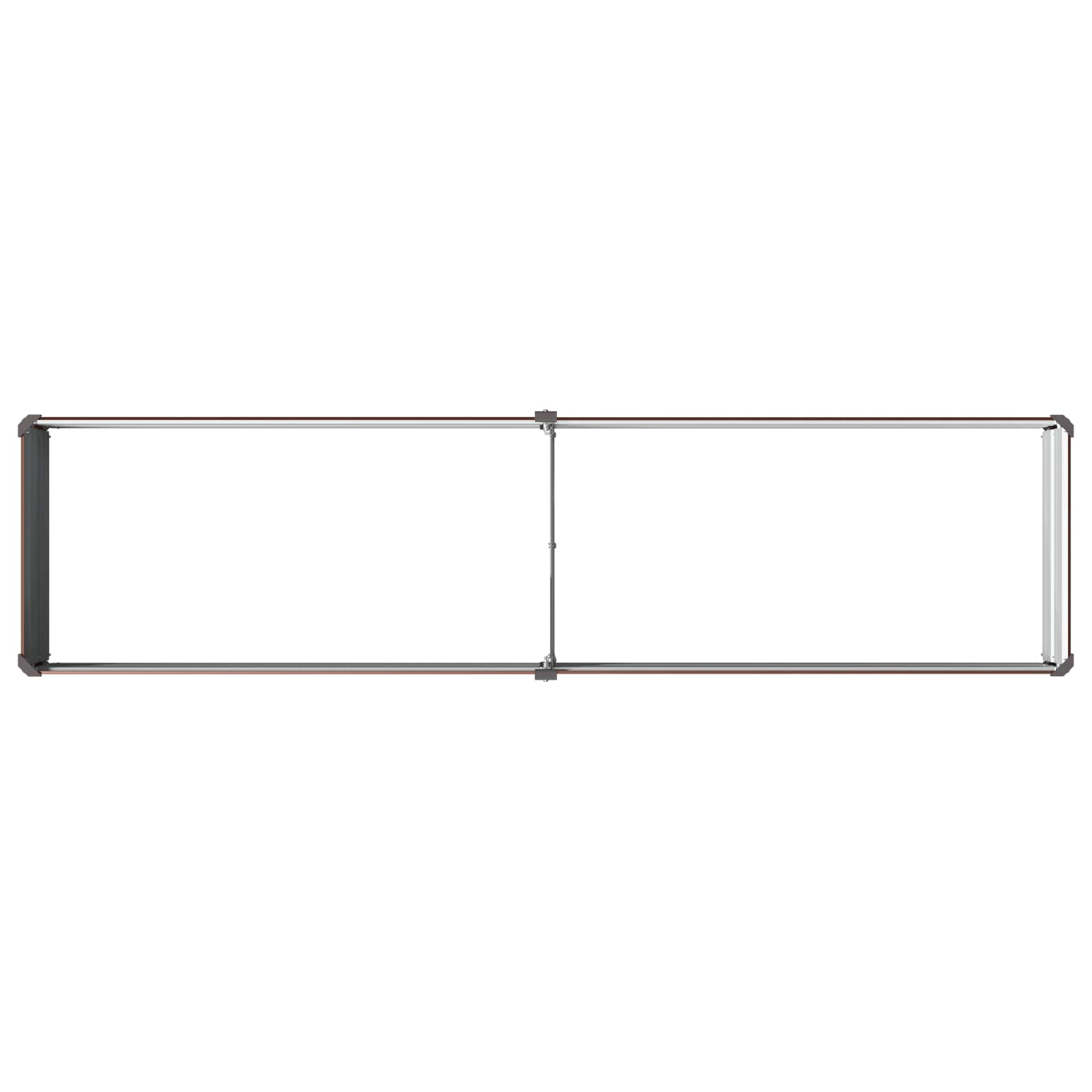 Υψωμένο Κρεβάτι Κήπου Καφέ 160 x 40 x 24 εκ.