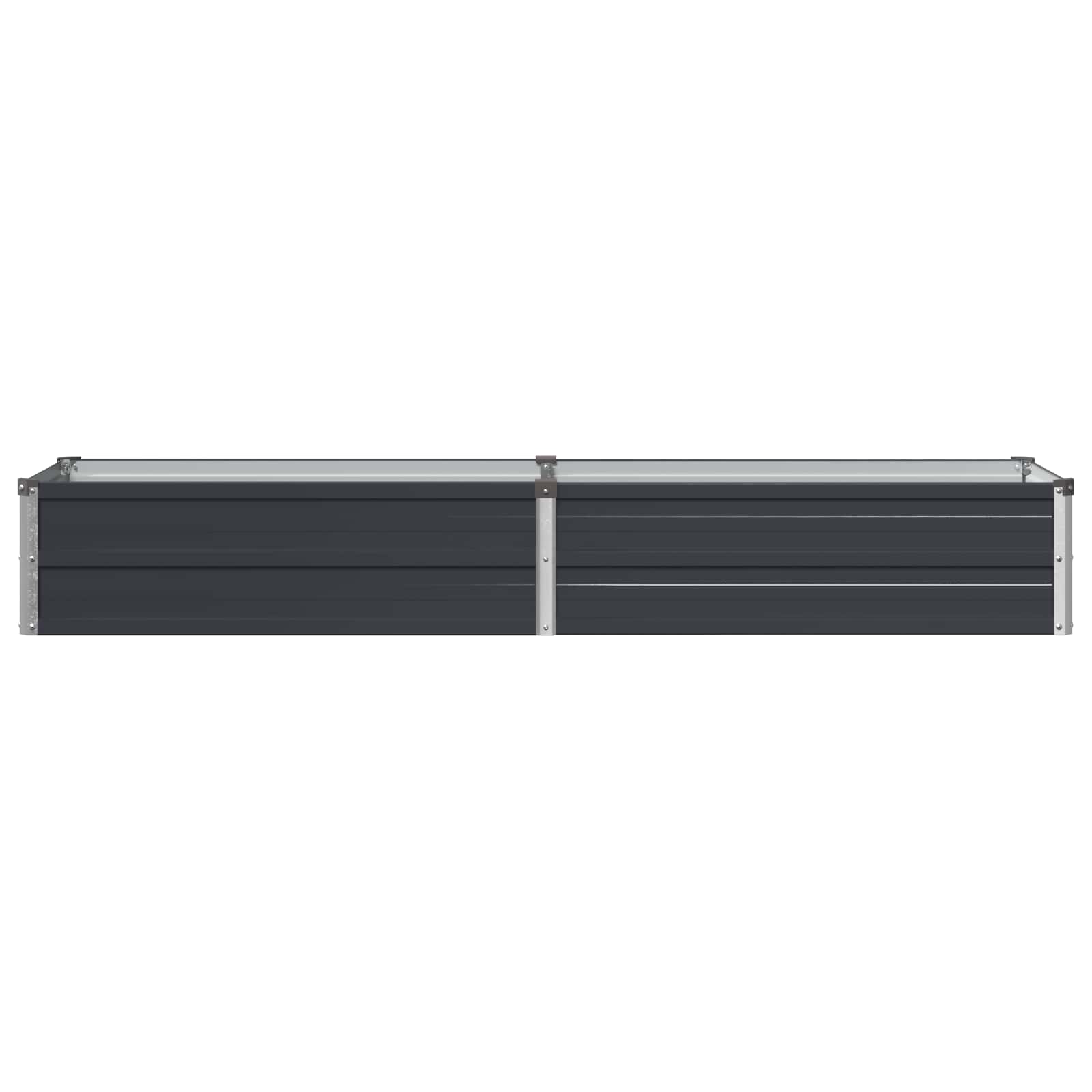 Υψωμένο Κρεβάτι Κήπου Ανθρακί 160 x 40 x 24 εκ. - Pakobazaar