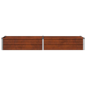 Υψωμένο Κρεβάτι Κήπου Σκ rusty 160 x 40 x 24 εκ. κοντόν