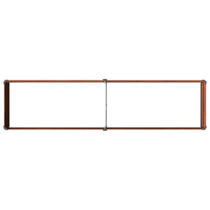 Υψωμένο Κρεβάτι Κήπου Σκ rusty 160 x 40 x 24 εκ. κοντόν