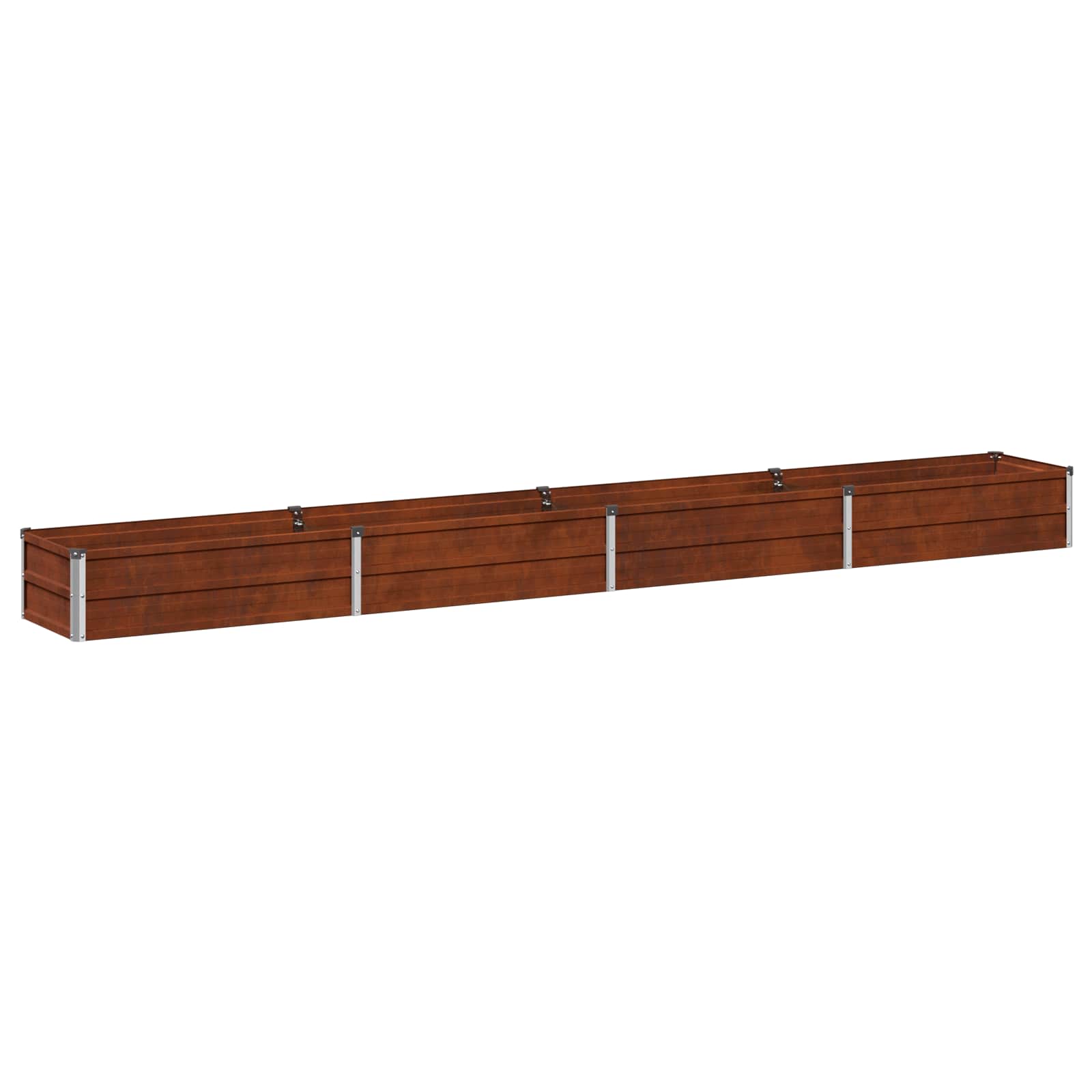Υψωμένο Κρεβάτι Κήπου Σκ rusty 320 x 40 x 24 εκ. κοντόν - Pakobazaar