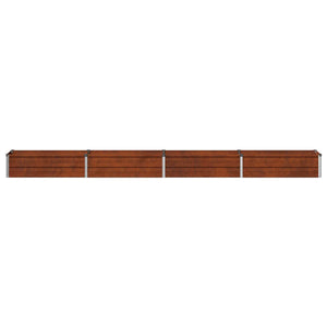 Υψωμένο Κρεβάτι Κήπου Σκ rusty 320 x 40 x 24 εκ. κοντόν - Pakobazaar
