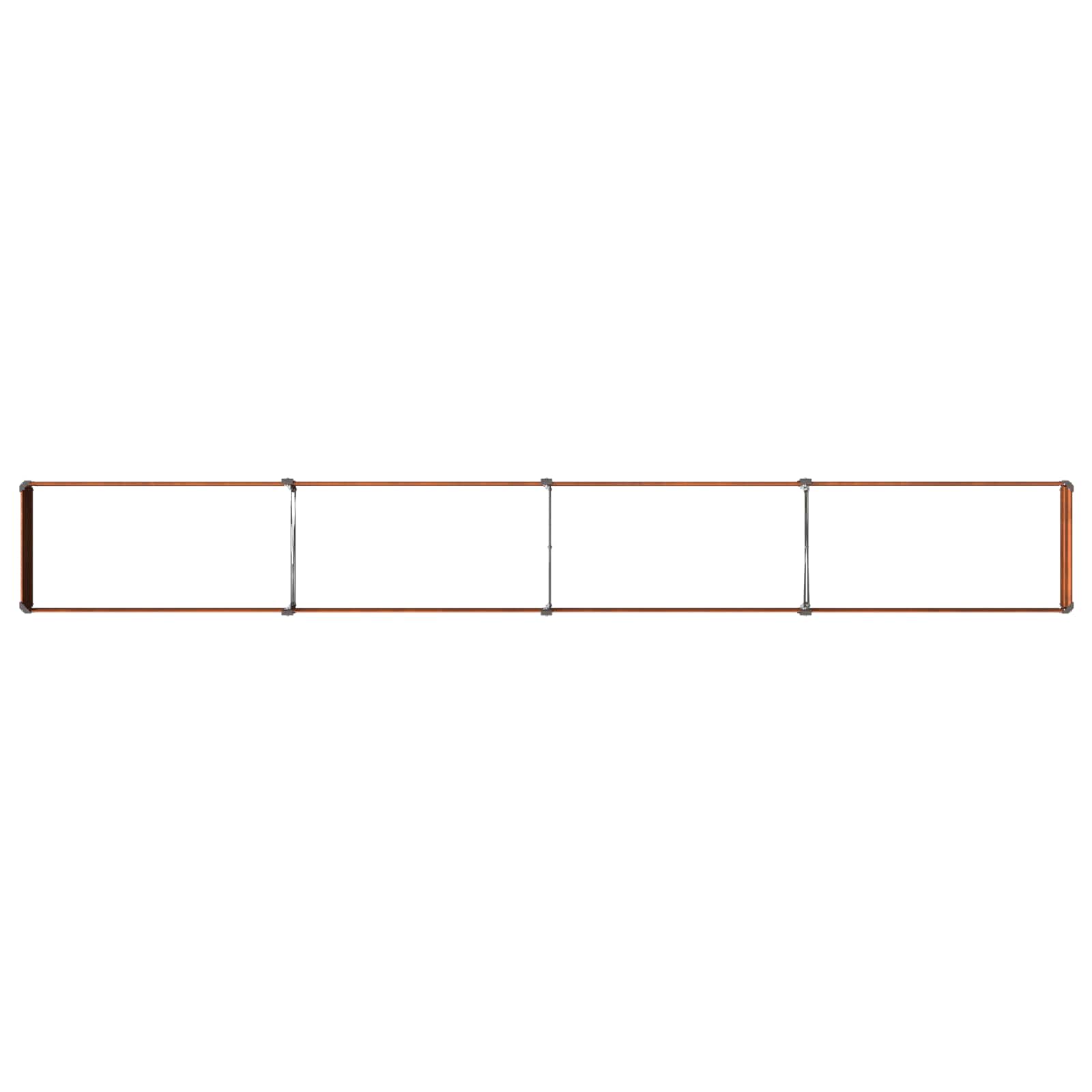 Υψωμένο Κρεβάτι Κήπου Σκ rusty 320 x 40 x 24 εκ. κοντόν - Pakobazaar