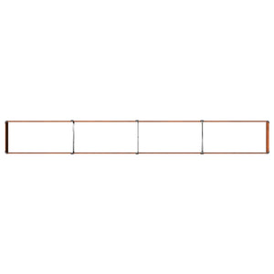 Υψωμένο Κρεβάτι Κήπου Σκ rusty 320 x 40 x 24 εκ. κοντόν - Pakobazaar
