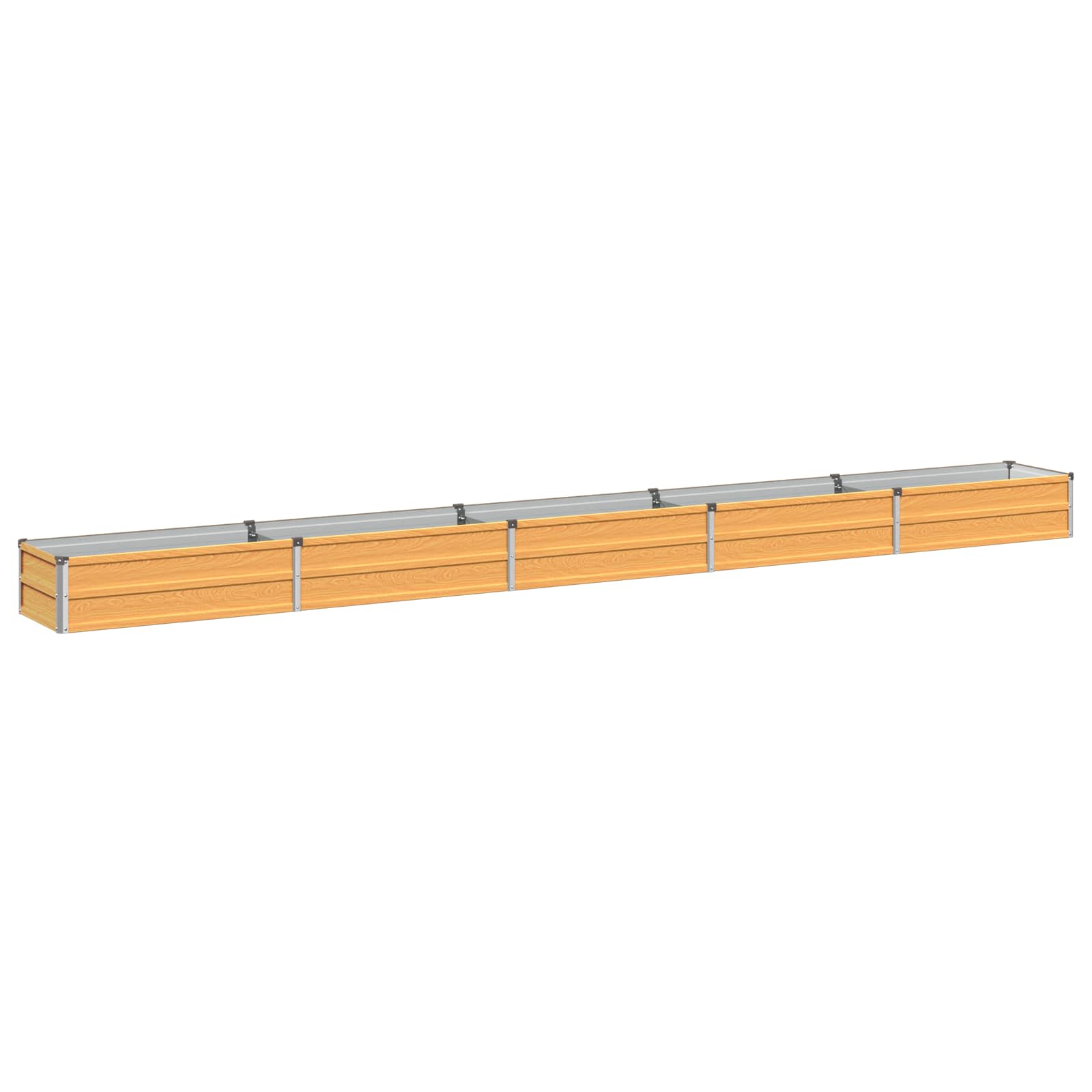 Υψωμένο Κρεβάτι Κήπου Φυσικό 400 x 40 x 24 εκ. - Pakobazaar