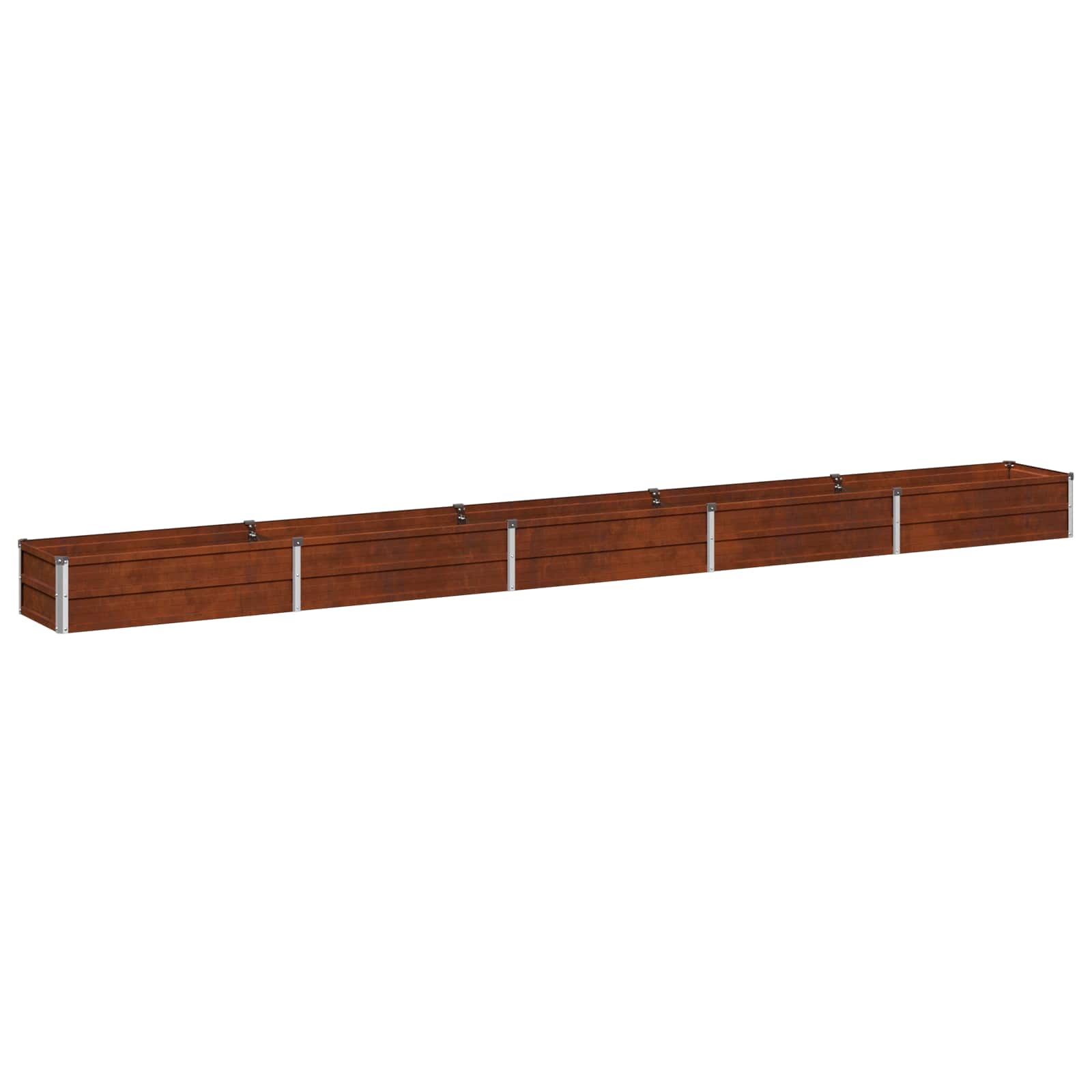 Υψωμένο Κρεβάτι Κήπου Σκ rusty 400 x 40 x 24 εκ. κοντόν - Pakobazaar
