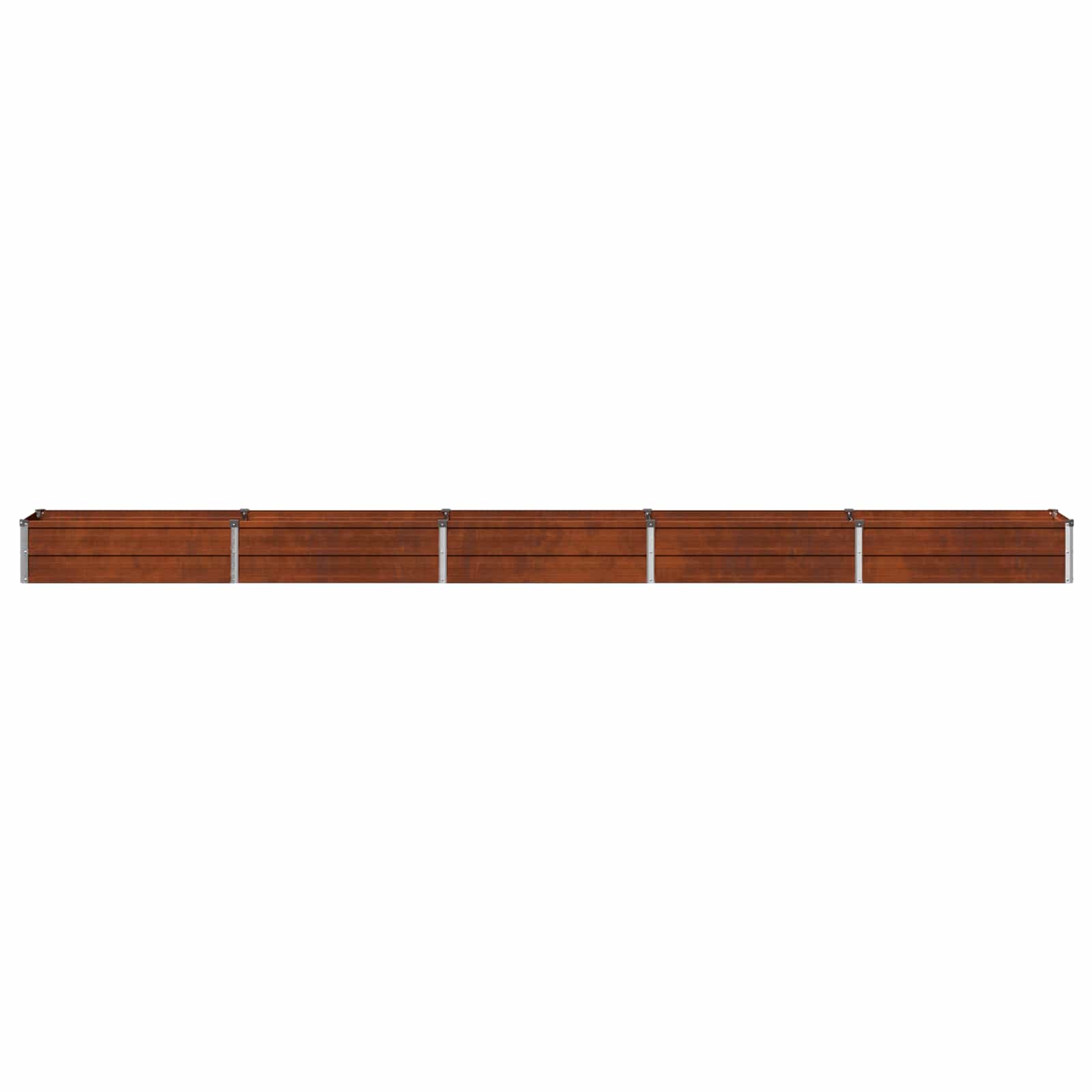 Υψωμένο Κρεβάτι Κήπου Σκ rusty 400 x 40 x 24 εκ. κοντόν - Pakobazaar