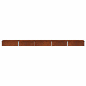 Υψωμένο Κρεβάτι Κήπου Σκ rusty 400 x 40 x 24 εκ. κοντόν - Pakobazaar