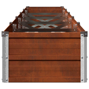 Υψωμένο Κρεβάτι Κήπου Σκ rusty 400 x 40 x 24 εκ. κοντόν - Pakobazaar