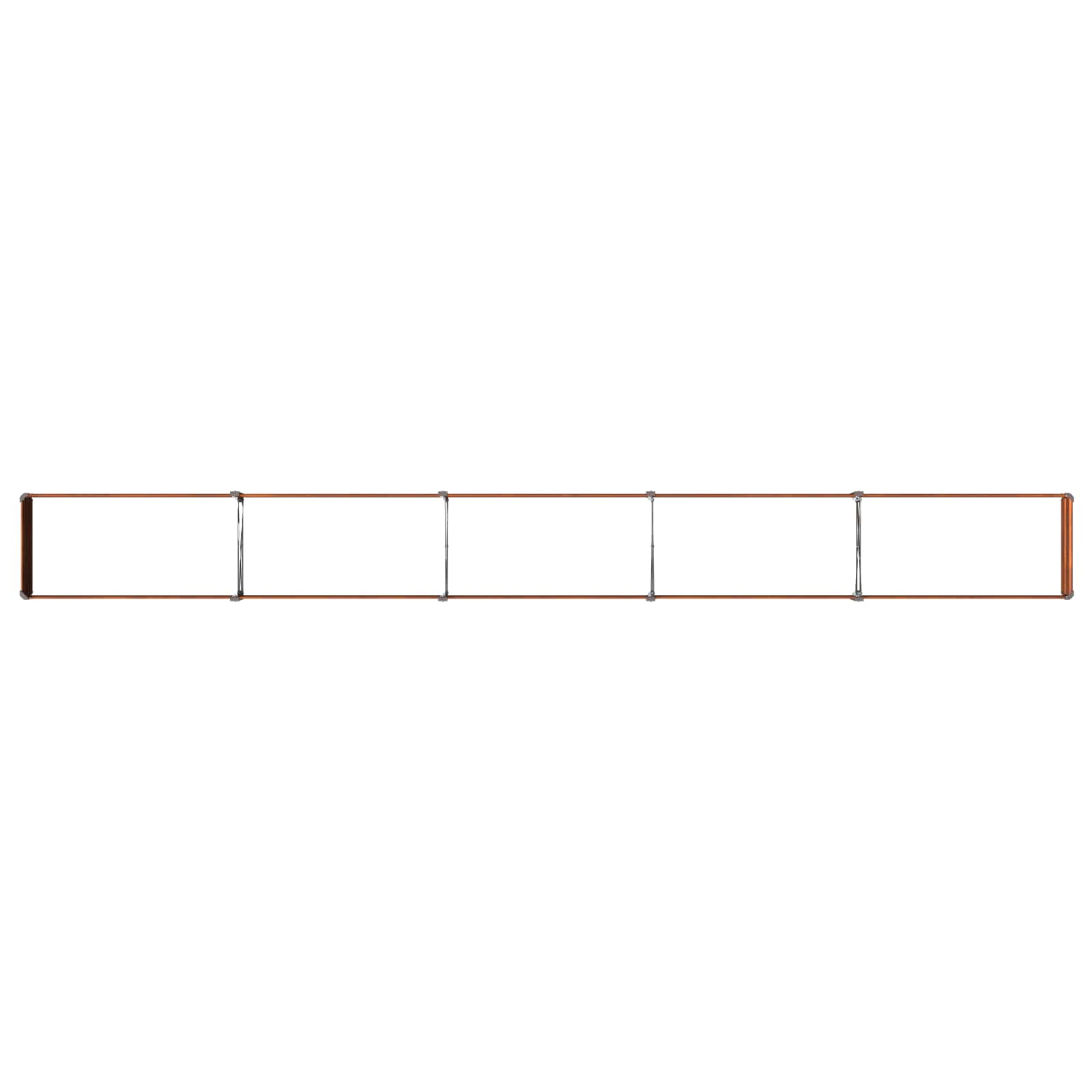 Υψωμένο Κρεβάτι Κήπου Σκ rusty 400 x 40 x 24 εκ. κοντόν - Pakobazaar