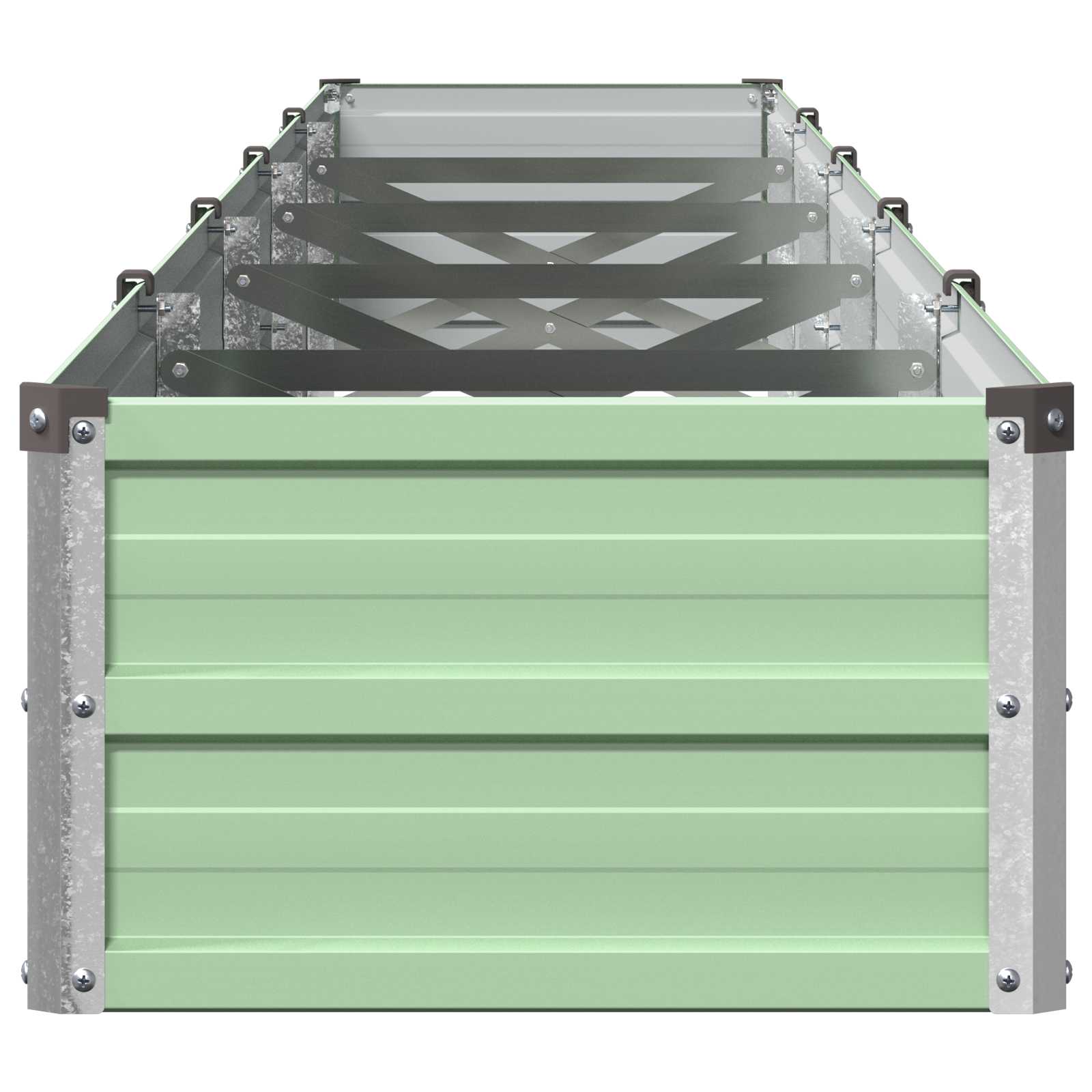 Υψωμένο Κρεβάτι Κήπου Παστέλ Πράσινο 400 x 40 x 24 εκ.