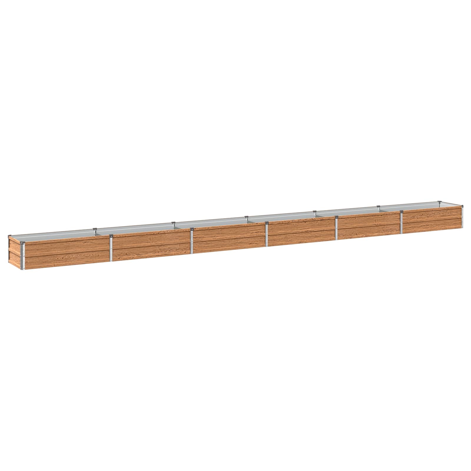 Υψωμένο Κρεβάτι Κήπου Ξύλινο Καφέ 480 x 40 x 24 εκ. - Pakobazaar