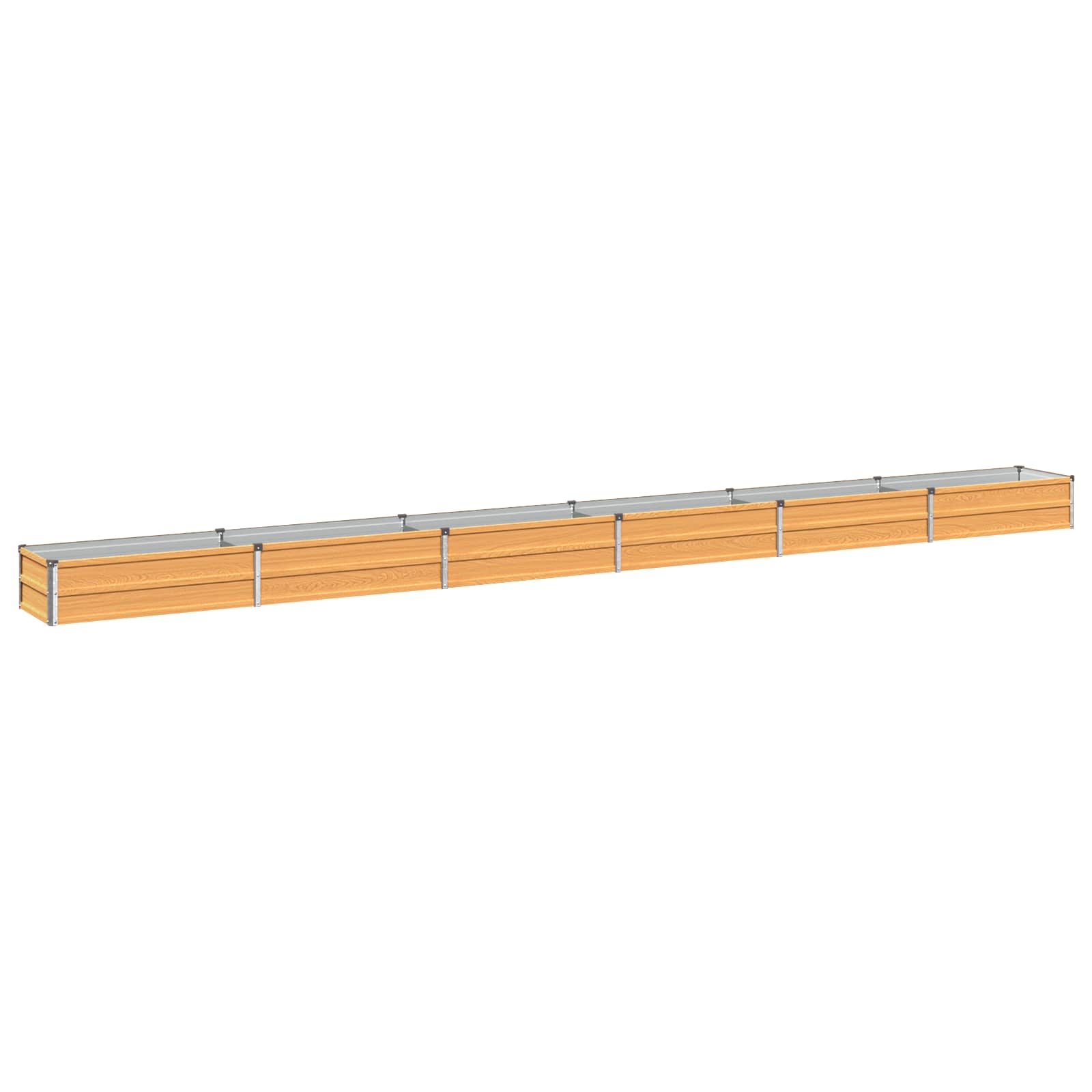 Υψωμένο Κρεβάτι Κήπου Φυσικό 480 x 40 x 24 εκ. - Pakobazaar