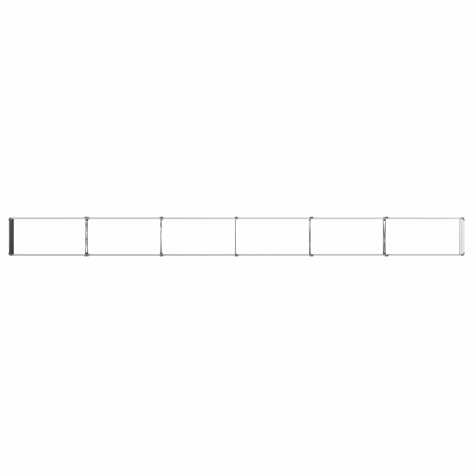 Υψωμένο Κρεβάτι Κήπου Γκρι 480 x 40 x 24 εκ. - Pakobazaar