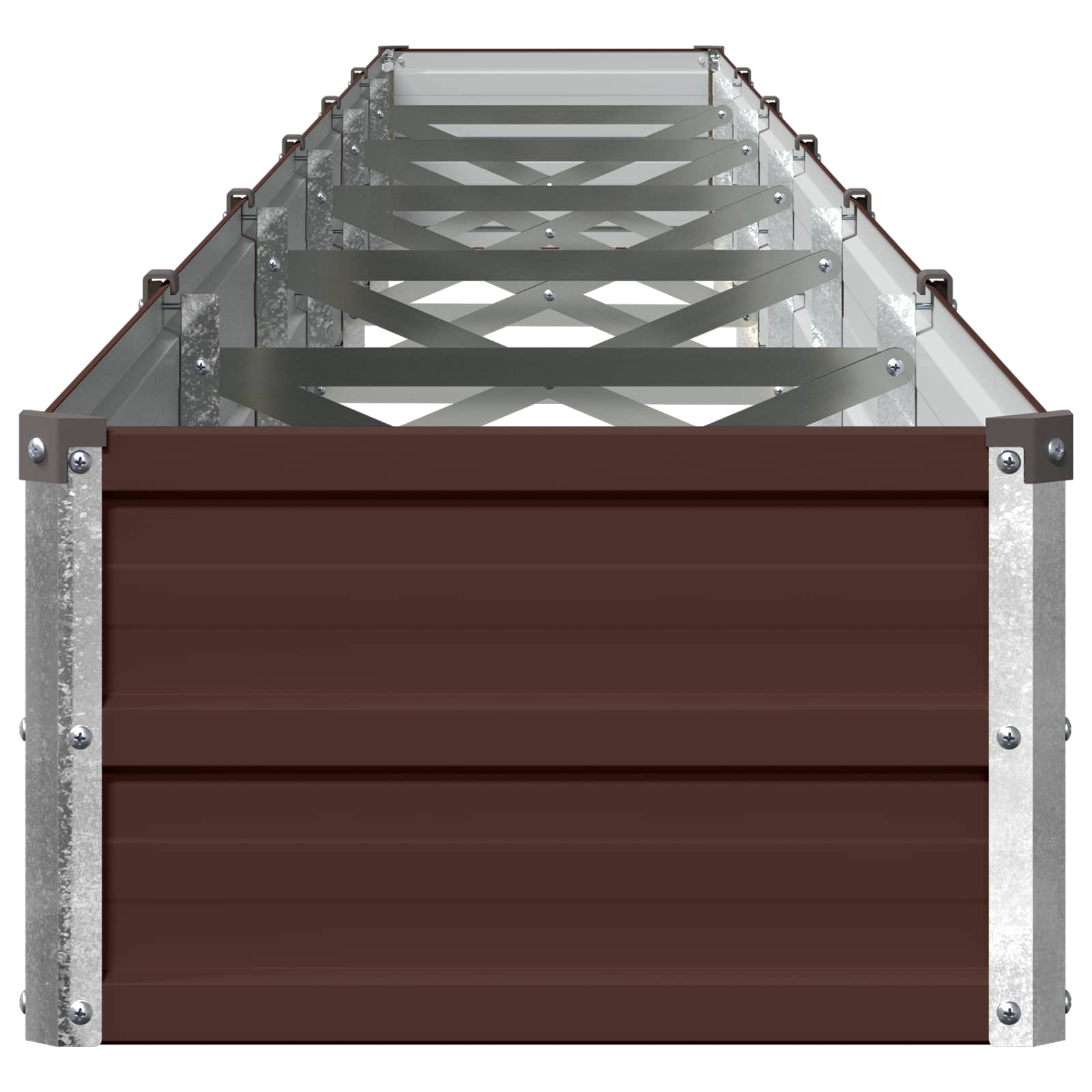 Υψωμένο Κρεβάτι Κήπου Καφέ 480 x 40 x 24 εκ.