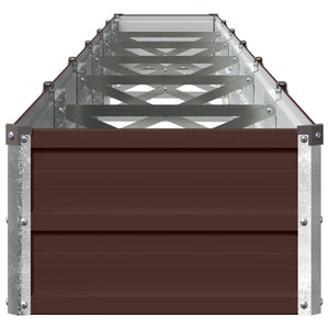 Υψωμένο Κρεβάτι Κήπου Καφέ 480 x 40 x 24 εκ.
