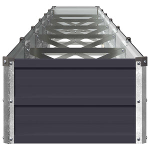 Υψωμένο Κρεβάτι Κήπου Ανθρακί 480 x 40 x 24 εκ.