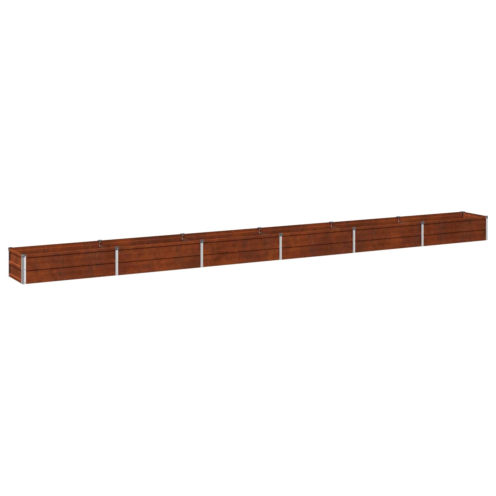 Υψωμένο Κρεβάτι Κήπου Σκ rusty 480 x 40 x 24 εκ. κοντόν