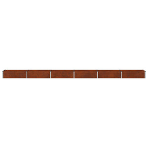 Υψωμένο Κρεβάτι Κήπου Σκ rusty 480 x 40 x 24 εκ. κοντόν