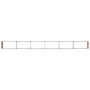 Υψωμένο Κρεβάτι Κήπου Σκ rusty 480 x 40 x 24 εκ. κοντόν