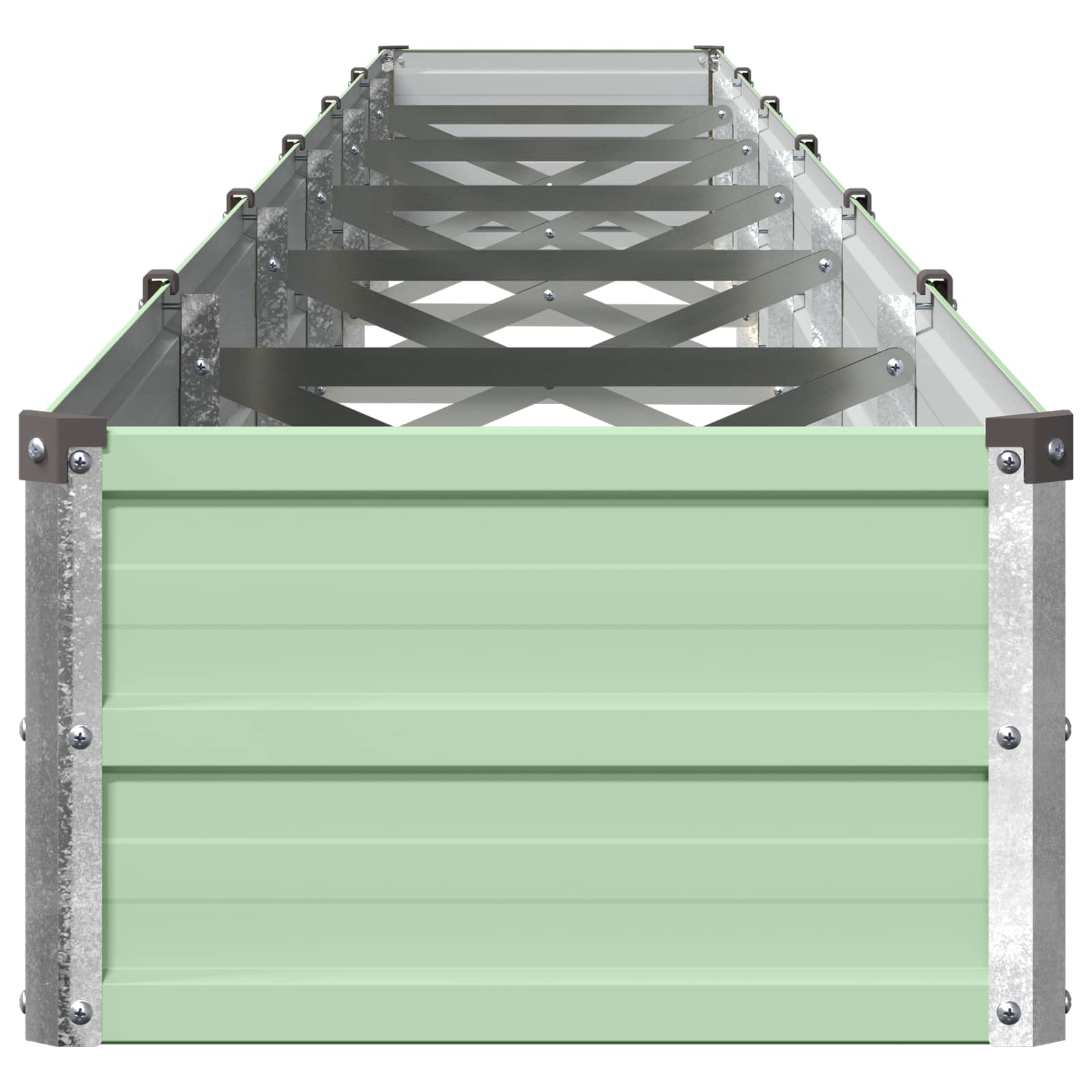 Υψωμένο Κρεβάτι Κήπου Παστέλ Πράσινο 480 x 40 x 24 εκ.