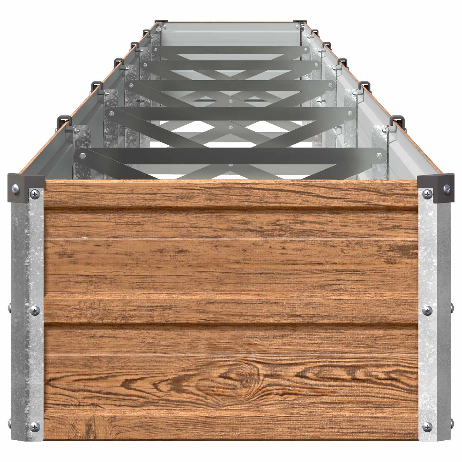 Υψωμένο Κρεβάτι Κήπου Ξύλινο Καφέ 600 x 40 x 24 εκ. - Pakobazaar