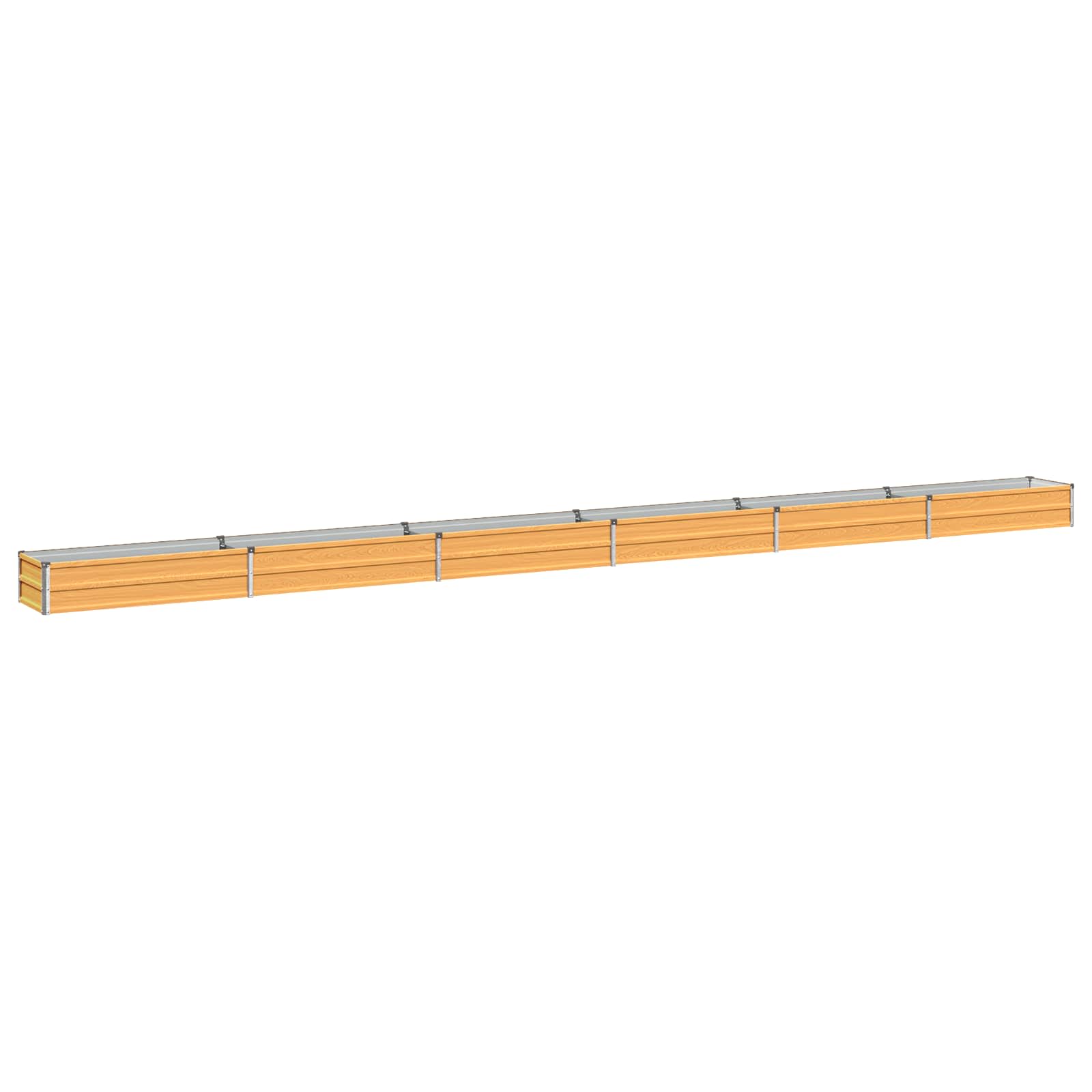 Υψωμένο Κρεβάτι Κήπου Φυσικό 600 x 40 x 24 εκ.