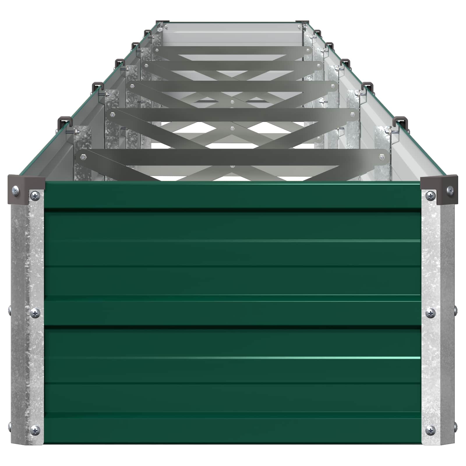 Υψωμένο Κρεβάτι Κήπου Πράσινο 600 x 40 x 24 εκ.