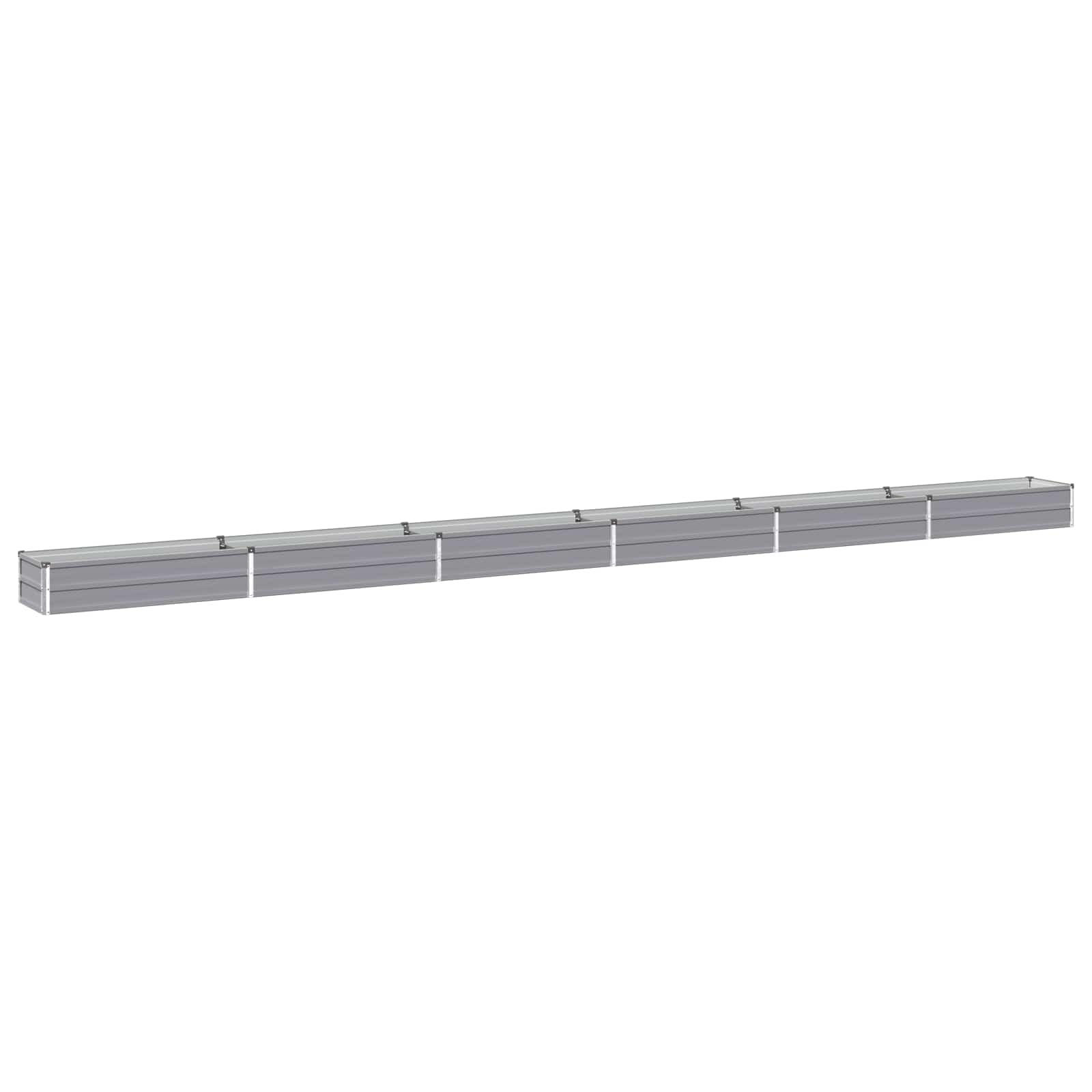 Υψωμένο Κρεβάτι Κήπου Γκρι 600 x 40 x 24 εκ. - Pakobazaar