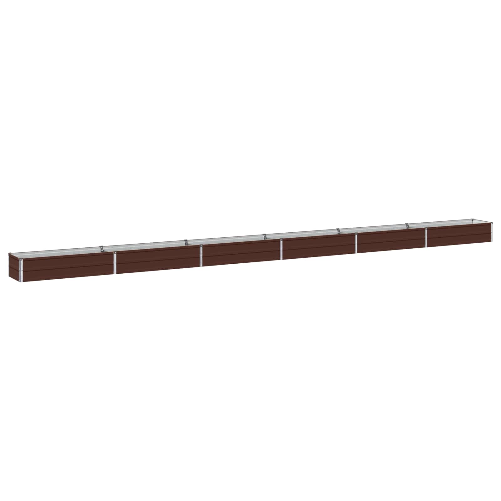 Υψωμένο Κρεβάτι Κήπου Καφέ 600 x 40 x 24 εκ. - Pakobazaar