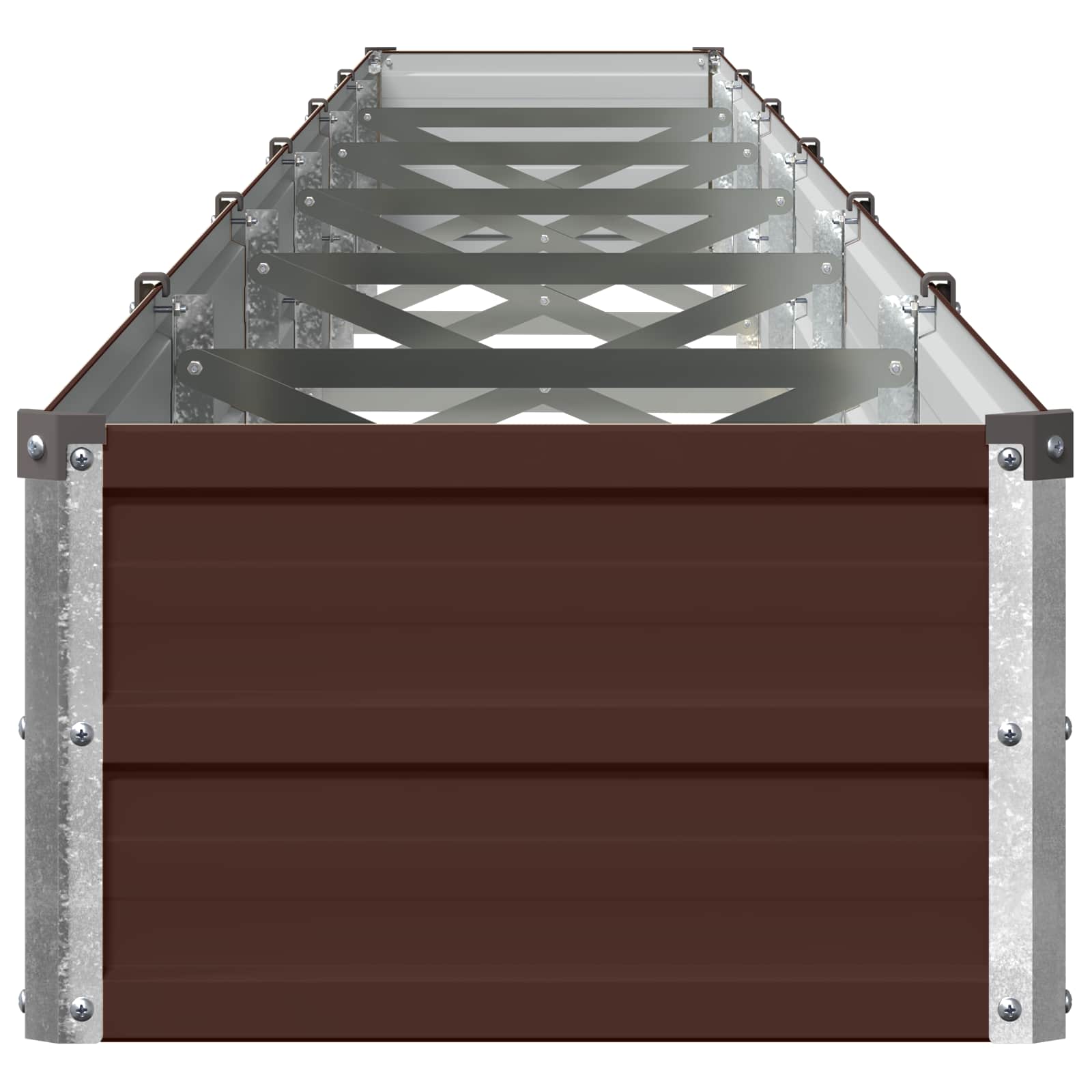 Υψωμένο Κρεβάτι Κήπου Καφέ 600 x 40 x 24 εκ. - Pakobazaar