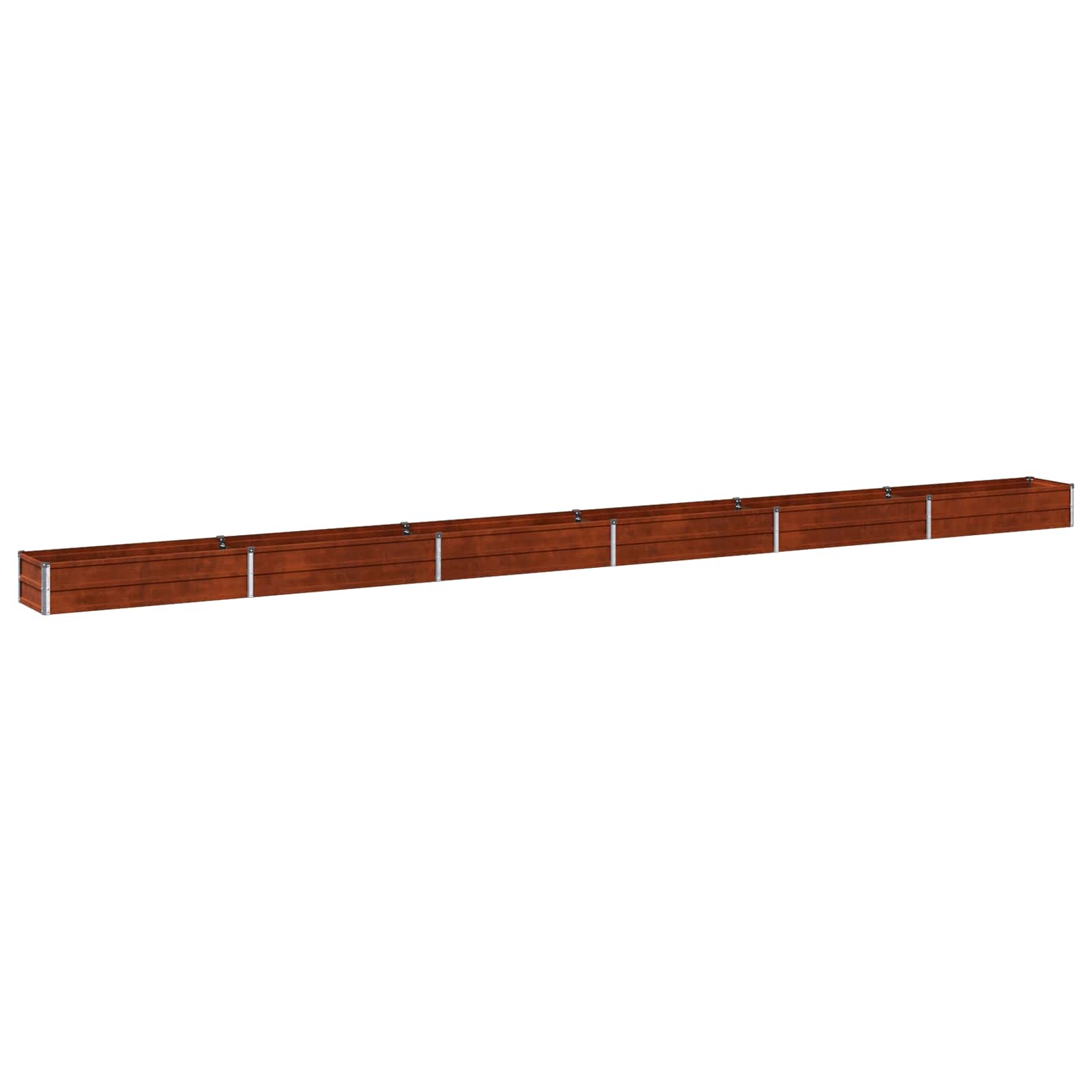 Υψωμένο Κρεβάτι Κήπου Σκ rusty 600 x 40 x 24 εκ. κοντόν - Pakobazaar