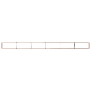 Υψωμένο Κρεβάτι Κήπου Σκ rusty 600 x 40 x 24 εκ. κοντόν - Pakobazaar