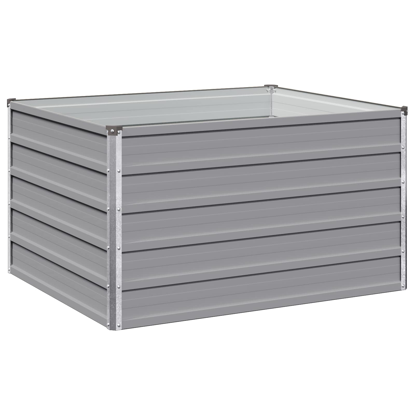Υψωμένο Κρεβάτι Κήπου Γκρι 100 x 80 x 55 εκ. - Pakobazaar