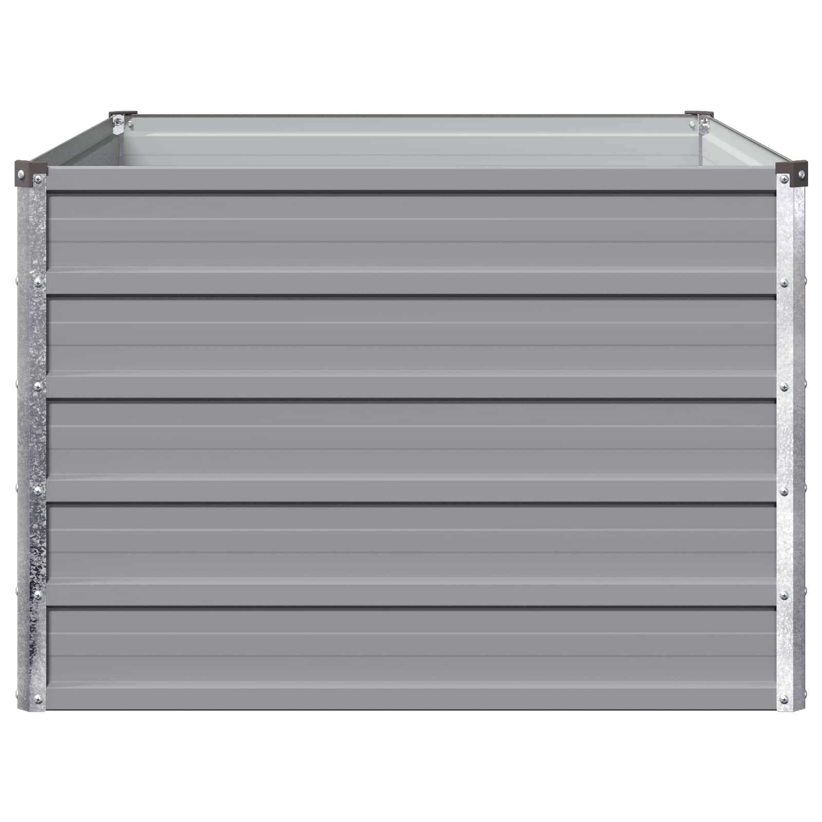 Υψωμένο Κρεβάτι Κήπου Γκρι 100 x 80 x 55 εκ. - Pakobazaar